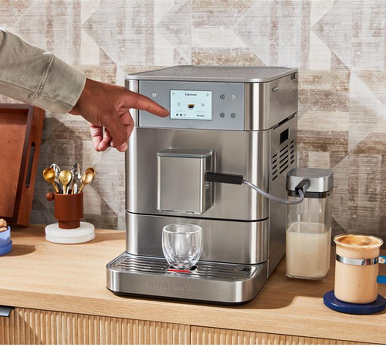Kf7 kitchenaid inox expresso broyeur