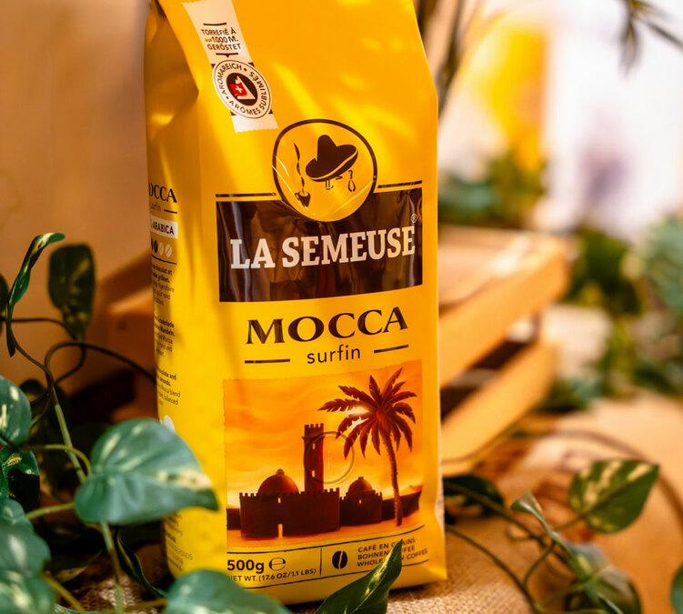 Mocca 100% Arabica coffee beans La Semeuse 500g