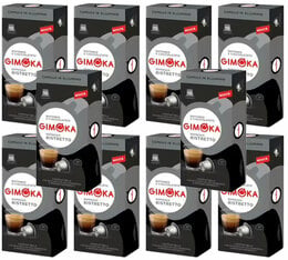 100 capsule per nespresso ristretto gimoka