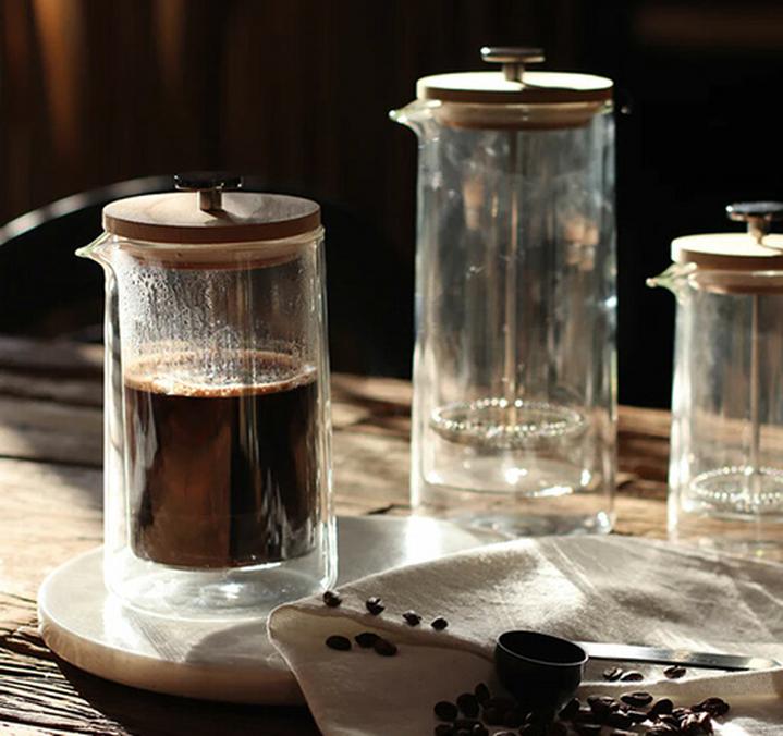 pichet verre double paroi cafetiere a piston ogo living