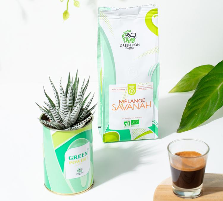 pacchetto di caffe green lion coffee