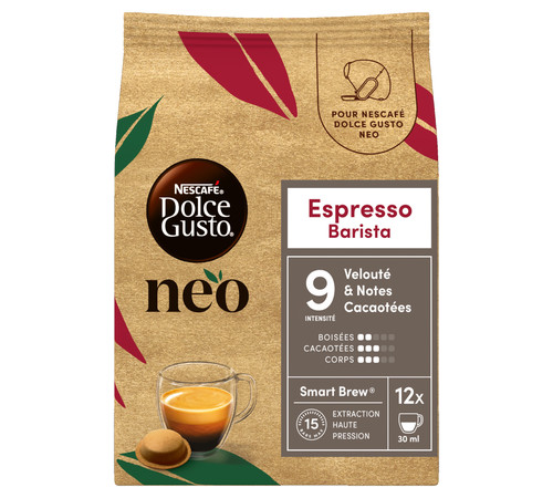 preparation espresso barista 30 ml avec machine nescafe dolce gusto neo