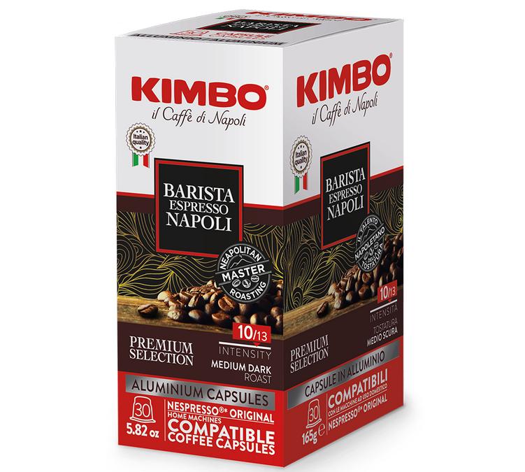 scatola da 30 capsule di kimbo napoli