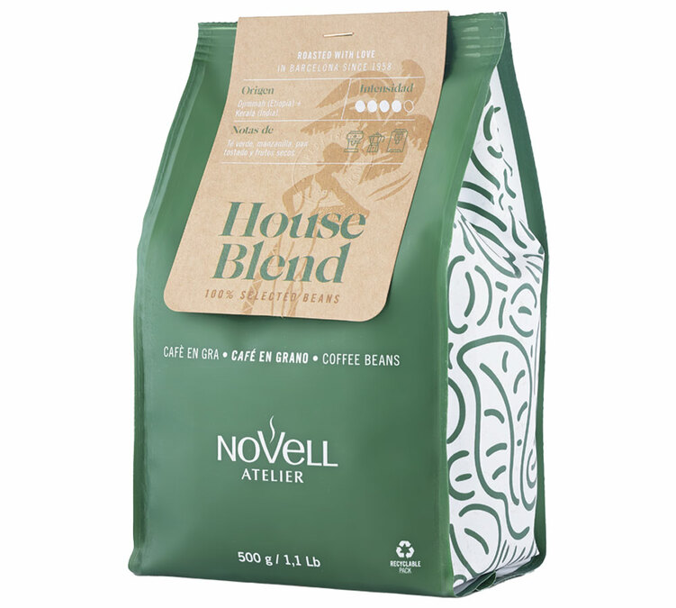 coffee beans novell atelier house blend 500g