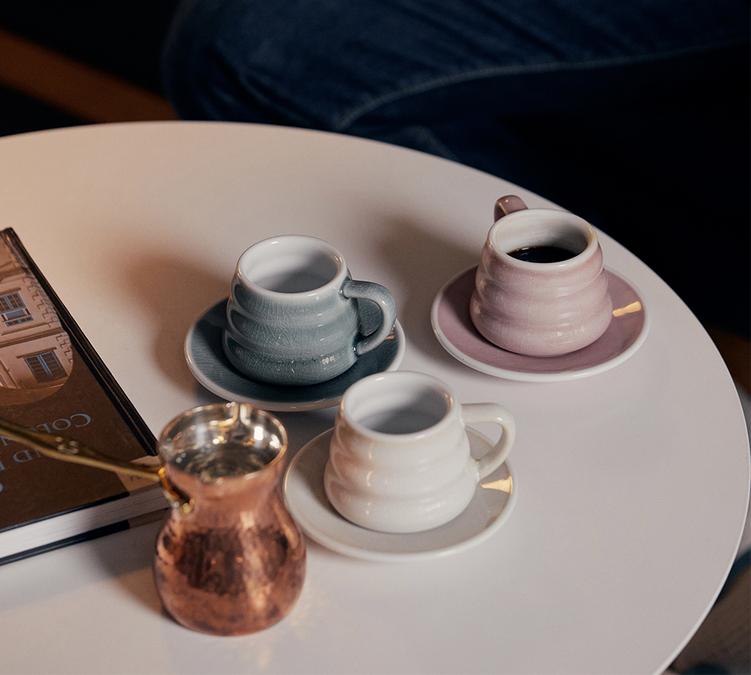 tasse a cafe ibrik couleur ivoire