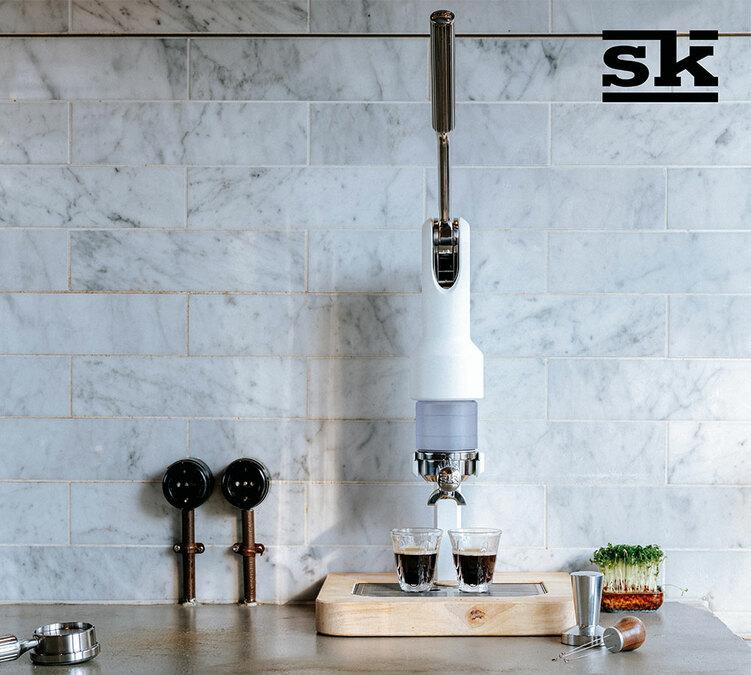 SUPERKOP White Lever Espresso Machine