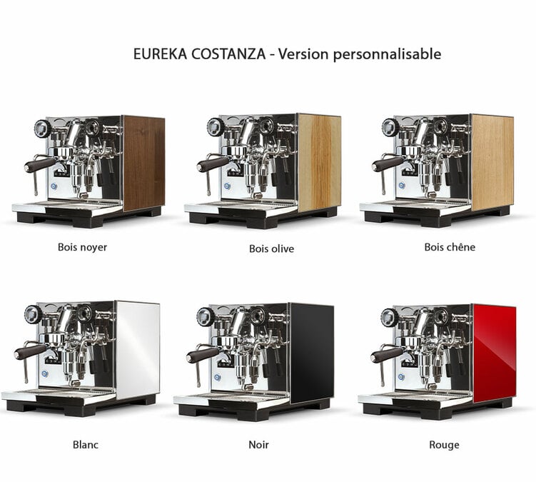 machine expresso costanza eureka panneaux lateraux personnalisables