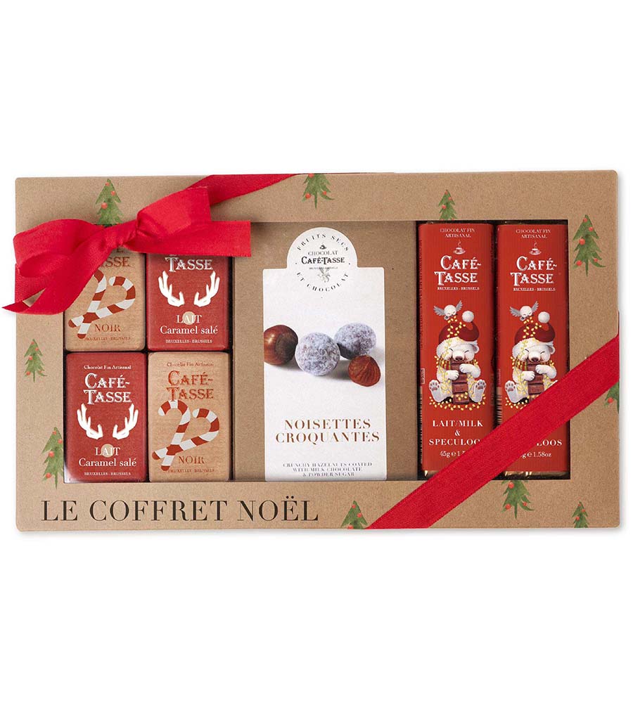coffret de noel chocolat cafe tasse