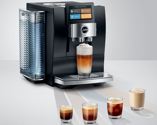 JURA Z10 Obsidian Black 4 boissons