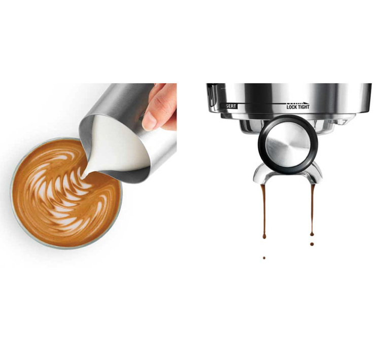 macchina caffe sage barista oracle dual boiler Inox
