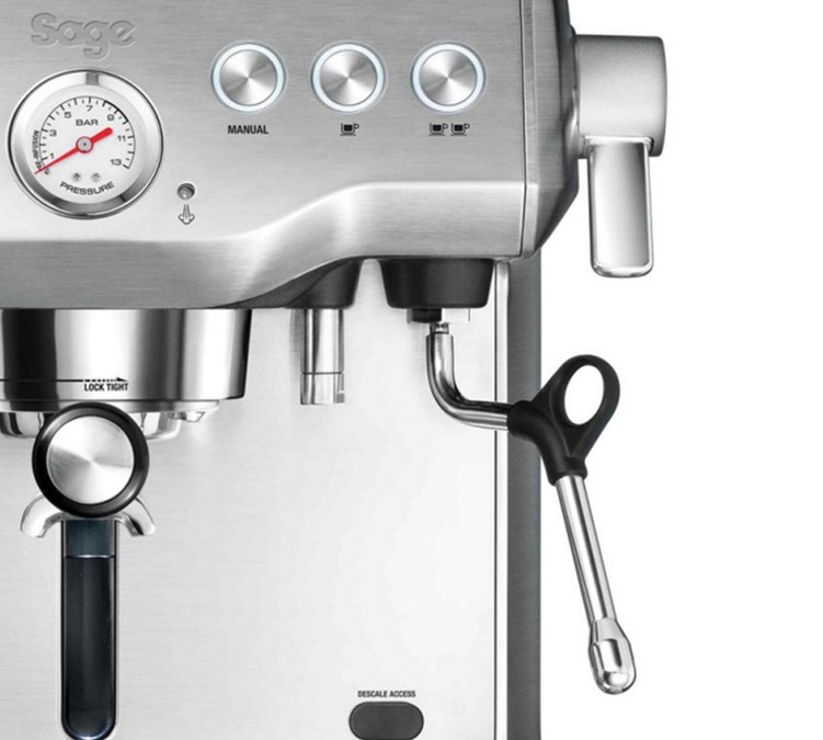 Machine expresso SAGE The Dual Boiler SES920BSS4EEU1 inox bross&eacute;