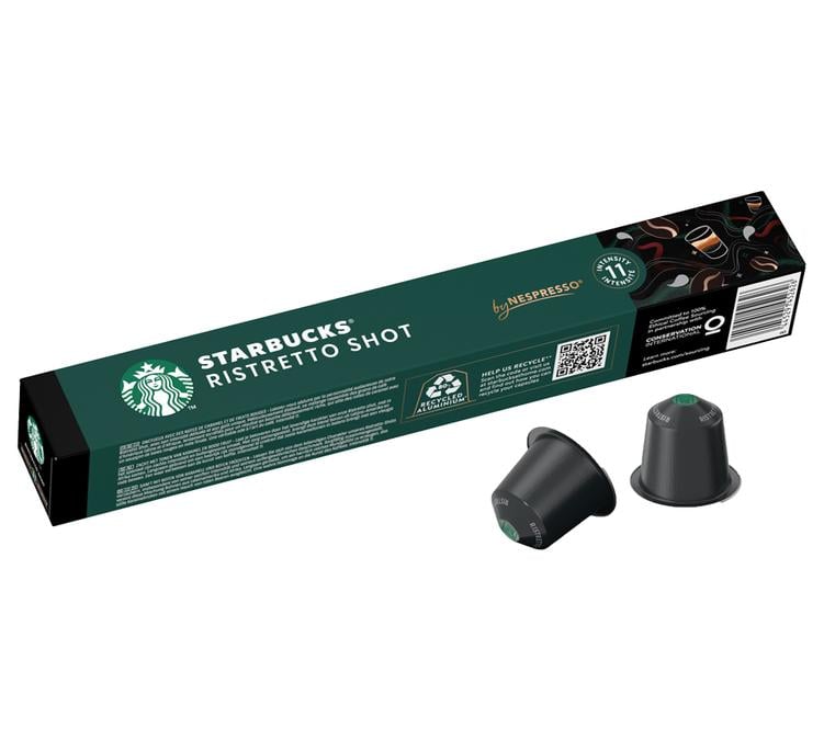 capsules compatibles nespresso starbucks ristretto shot x10