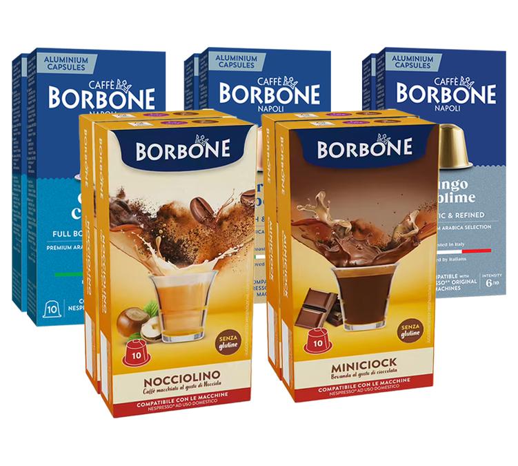 100-pack of Caff&egrave; Borbone Nespresso compatible capsules