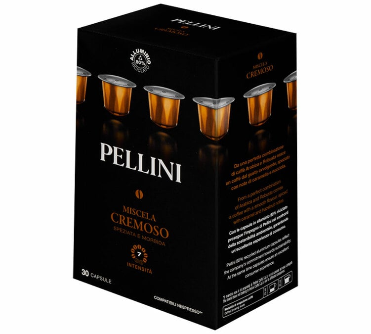 nespresso pods pellini cremoso x30