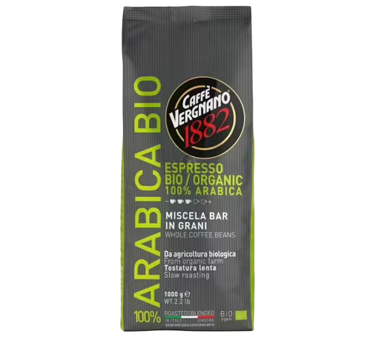 caf&eacute; en grain 2 kg caffe vergnano arabica bio