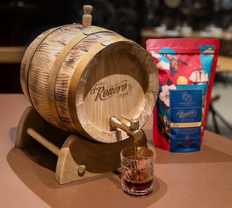 Exceptional Cuban Coffee Matured in Heritage Rum Barrels