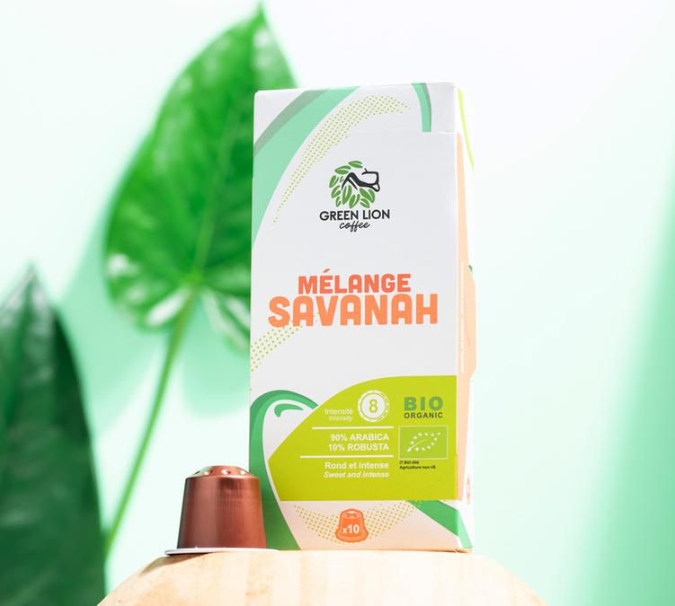fifty capsules nespresso melange savanah