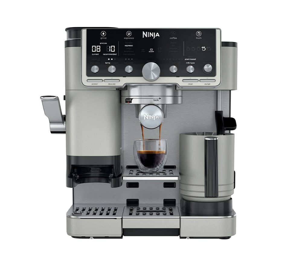 machine expresso avec broyeur ninja 701 blanc