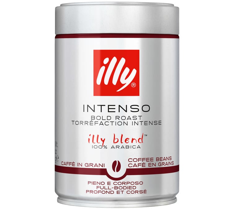 cafe en grain illy torrefaction intenso 6x250g